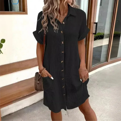 Ferossa™ | Sommerkleid mit Kragen